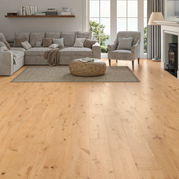 Kelbrook Natural Oak Engineered Wood Flooring in a room setting