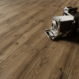 Wood inspired porcelain tiles with soft matt surface