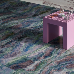 Purple onyx effect porcelain tiles for wall and floor