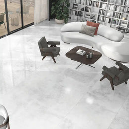 Stardust White Lappato used for bathroom feature wall tiles