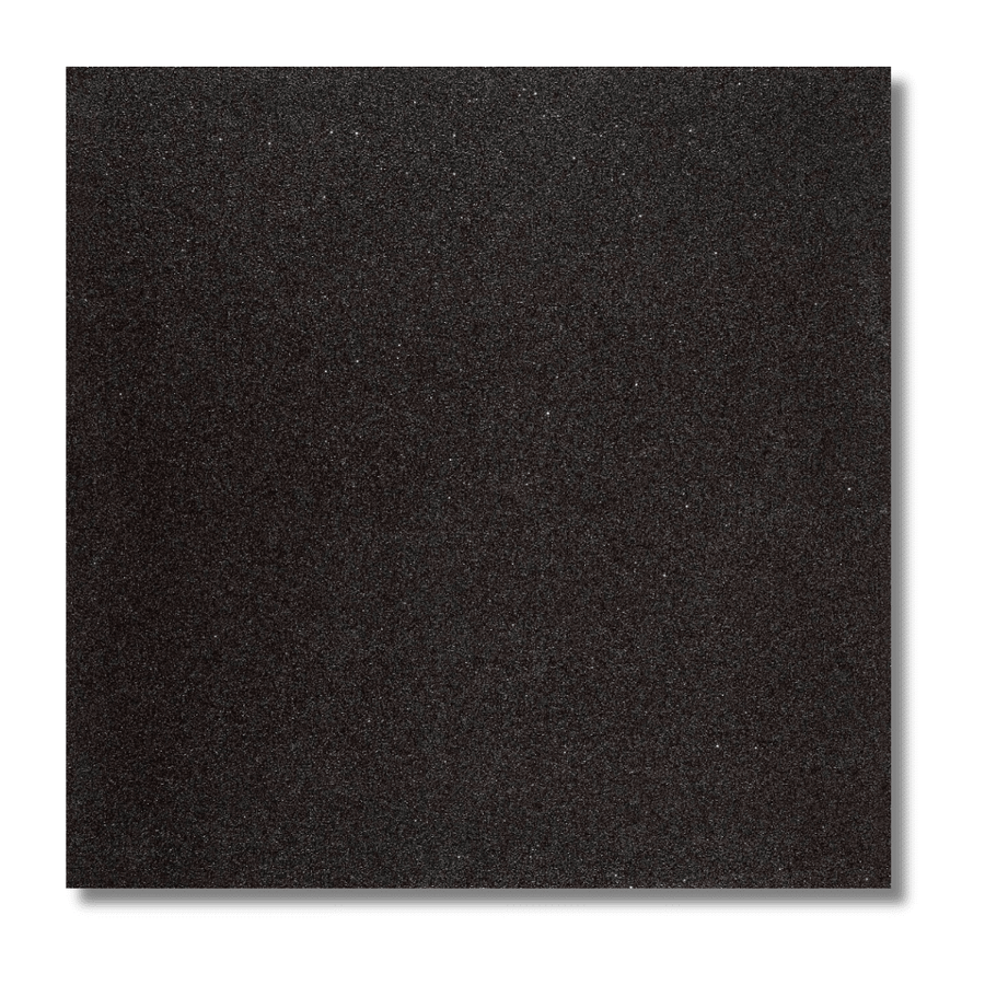 Bold plain effect black porcelain wall floor tiles
