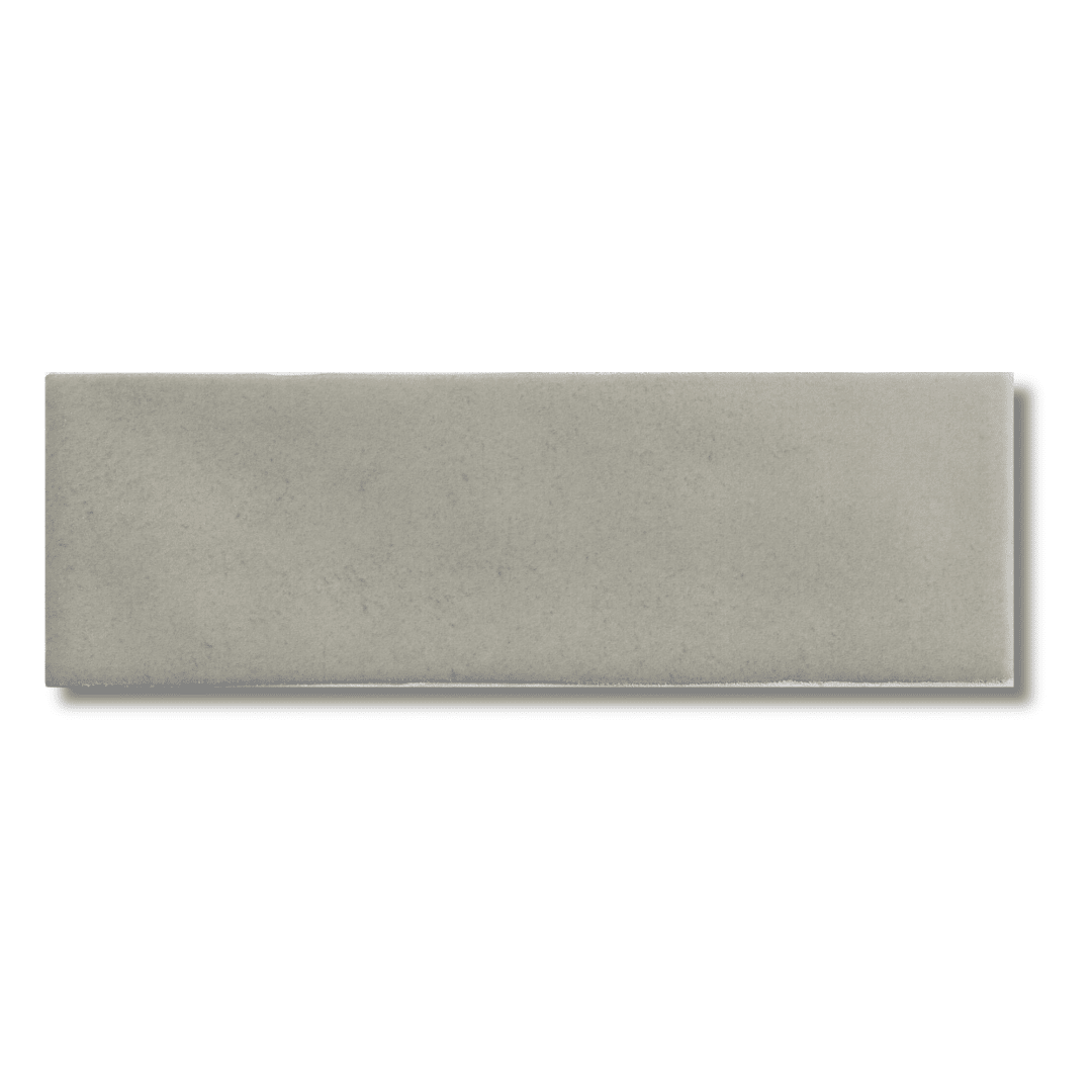 Toscaria Ash glossy ceramic grey metro wall tiles