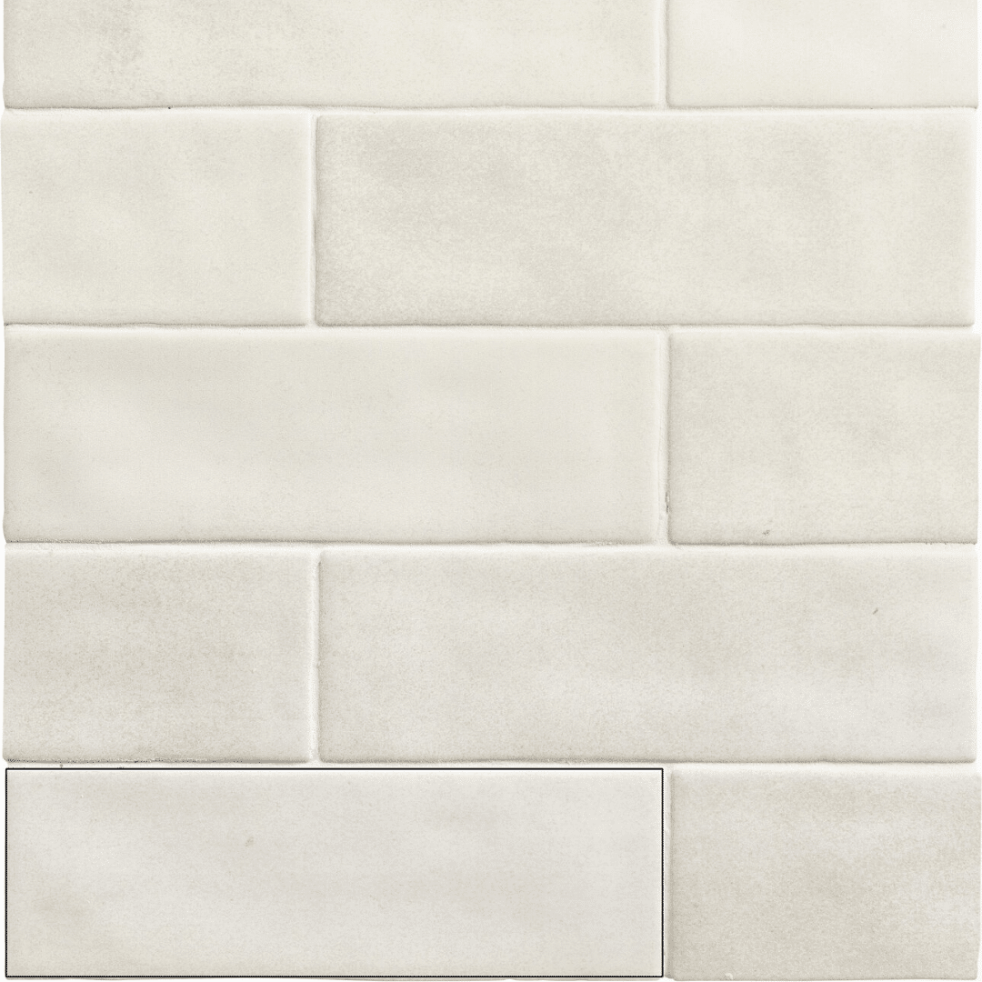 Elegant Toscaria Cotton ceramic glossy wall metro tiles