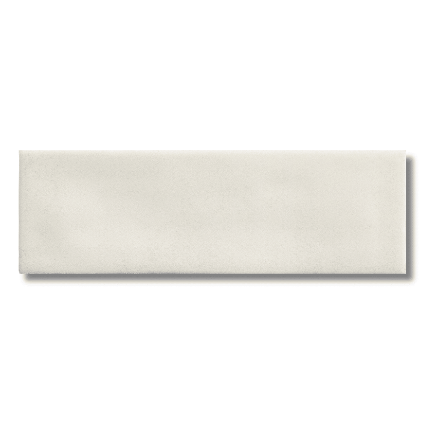 Toscaria Cotton glossy ceramic metro cream wall tiles