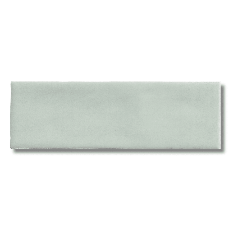 Toscaria Ghost Green glossy ceramic metro wall tiles