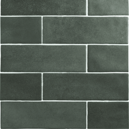 Durable Toscaria Herb glossy ceramic green wall tiles