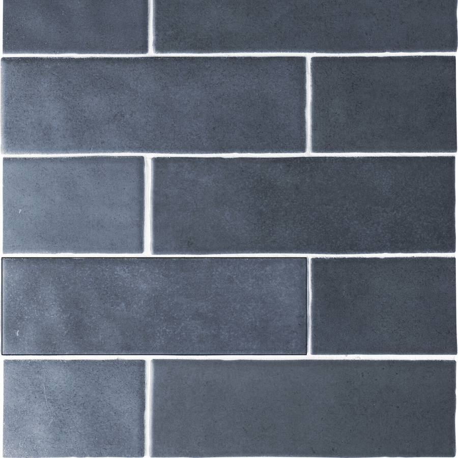 Elegant Toscaria Lake Blue ceramic glossy metro tiles