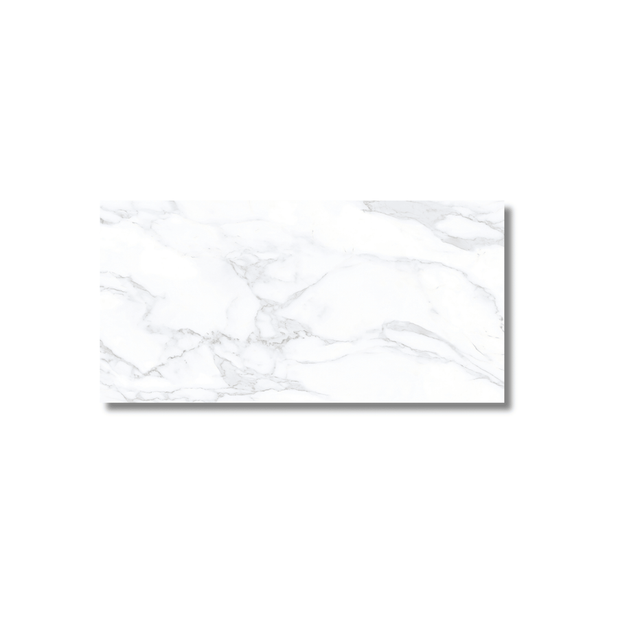 White carved porcelain floor tile