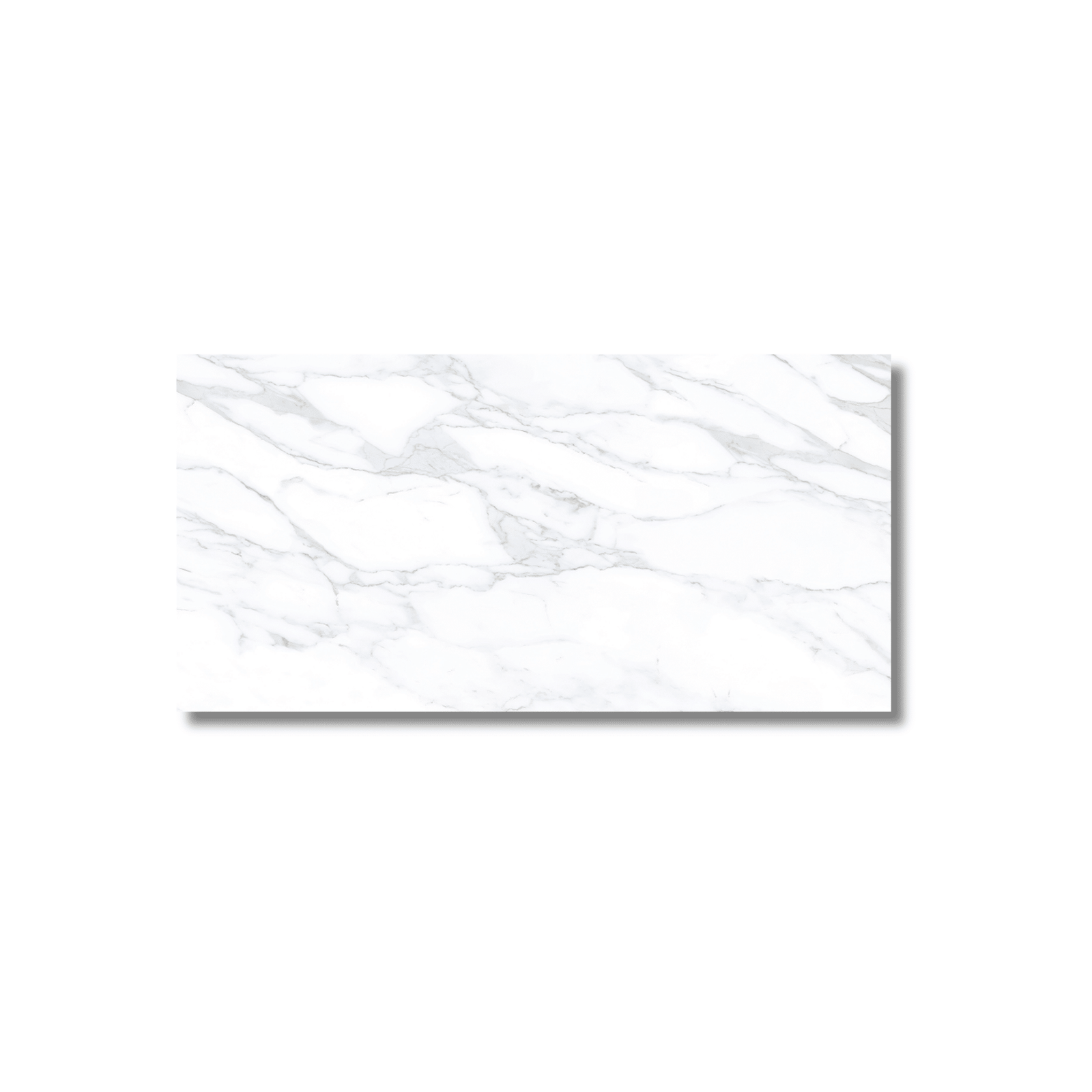 Large format Trench Bianco tile