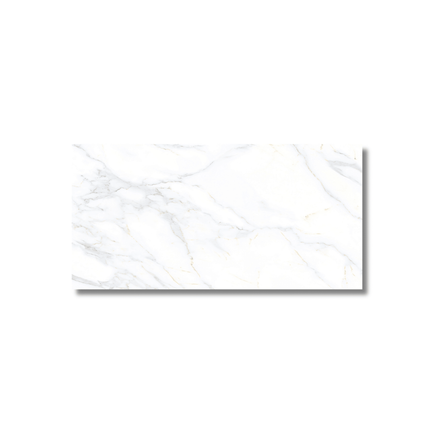 Elegant Trench Bianco porcelain surface