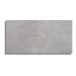 Light pink porcelain tiles with artistic terrazzo speckles