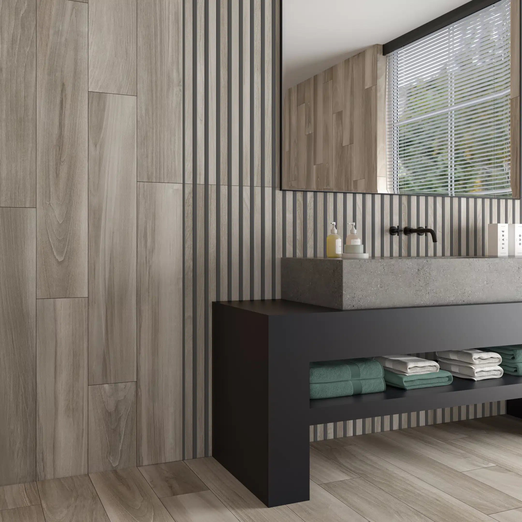 Norway Tuape Decor Brown wood effect tile
