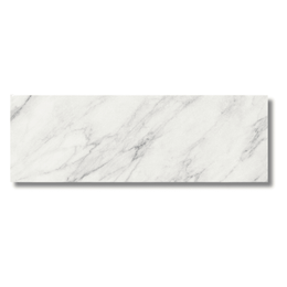 Smooth white marble effect wall and floor tile