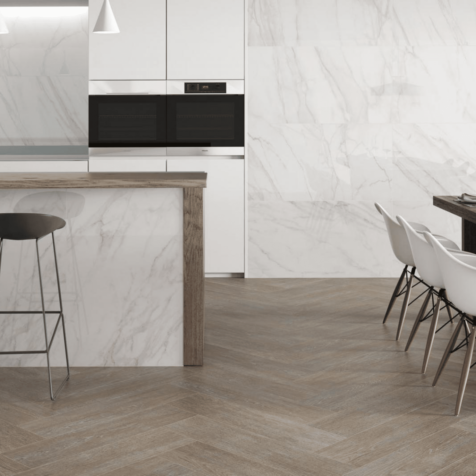 Tresana Blanco Polished 1200x1200 mm porcelain tile