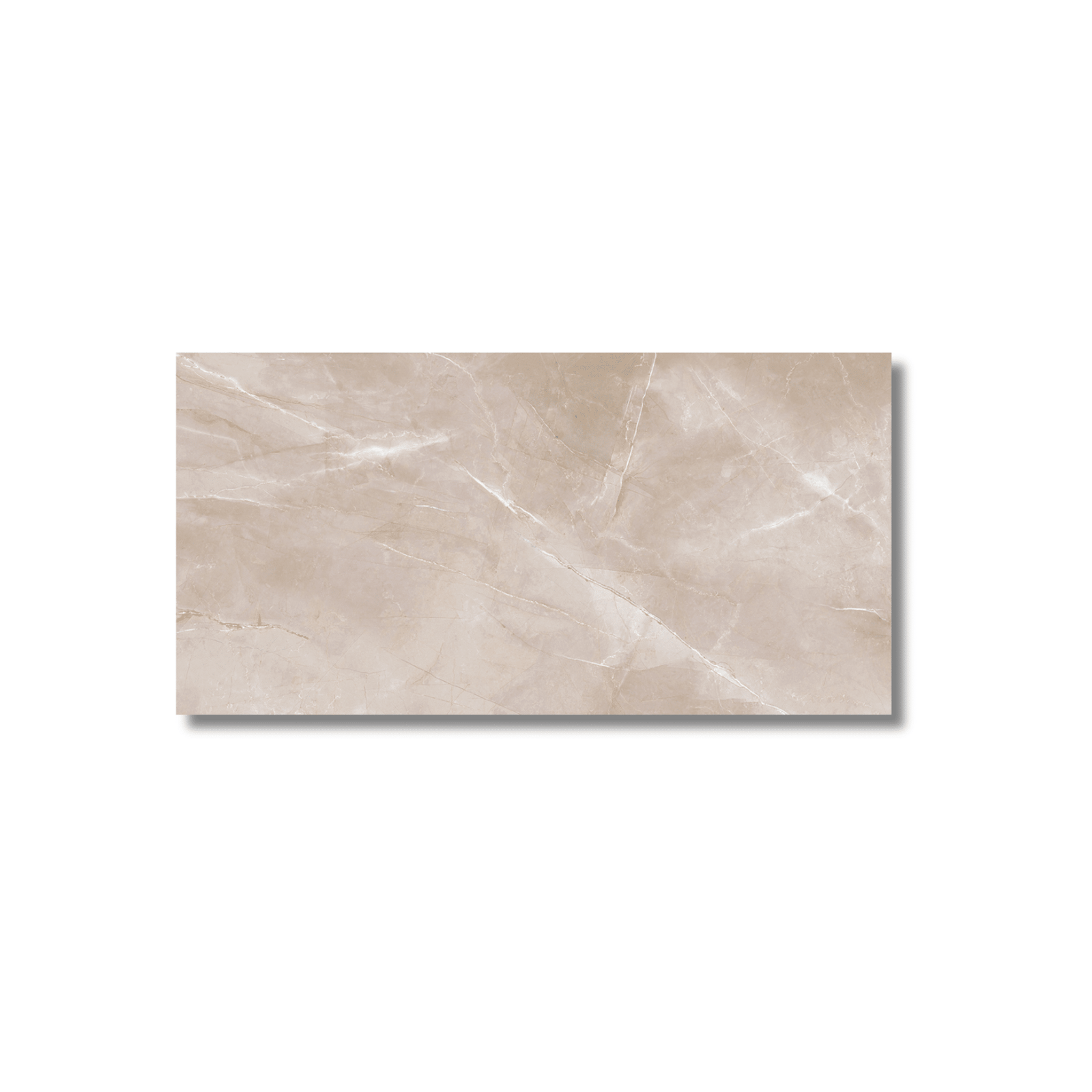 Velaska Beige gloss porcelain floor tile
