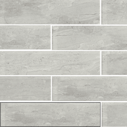 Veyrona Grey decor tiles in matt ceramic finish