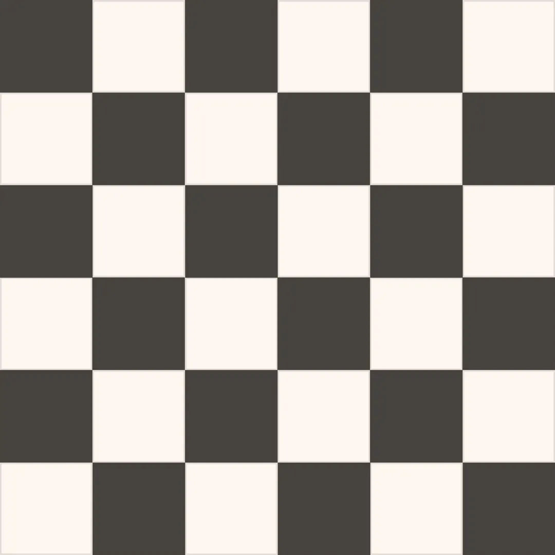 Victorian Bristol black white chequer wall floor tiles