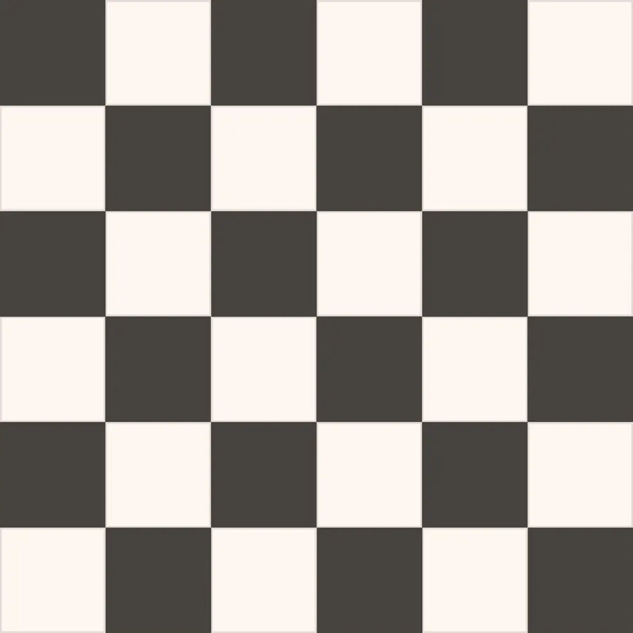 Victorian Bristol black white chequer wall floor tiles