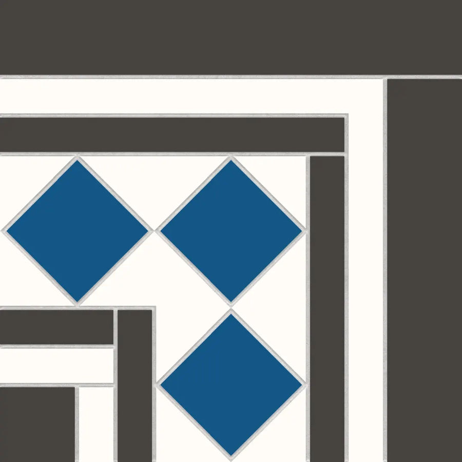 Victorian Bristol Blue White porcelain wall floor tiles