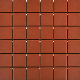 Red Victorian mosaic porcelain tiles for walls and floors