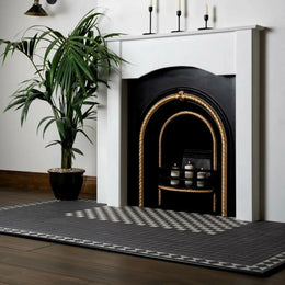 Decorative white black porcelain Victorian wall floor tiles