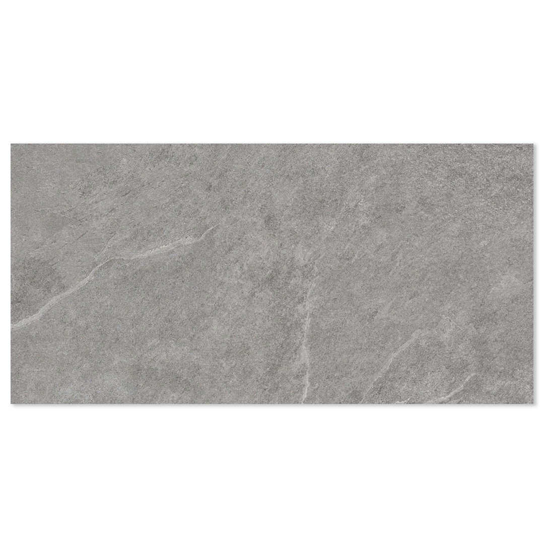 Volcano Grey 300x600 Matt Stone Effect Porcelain Tile - Main