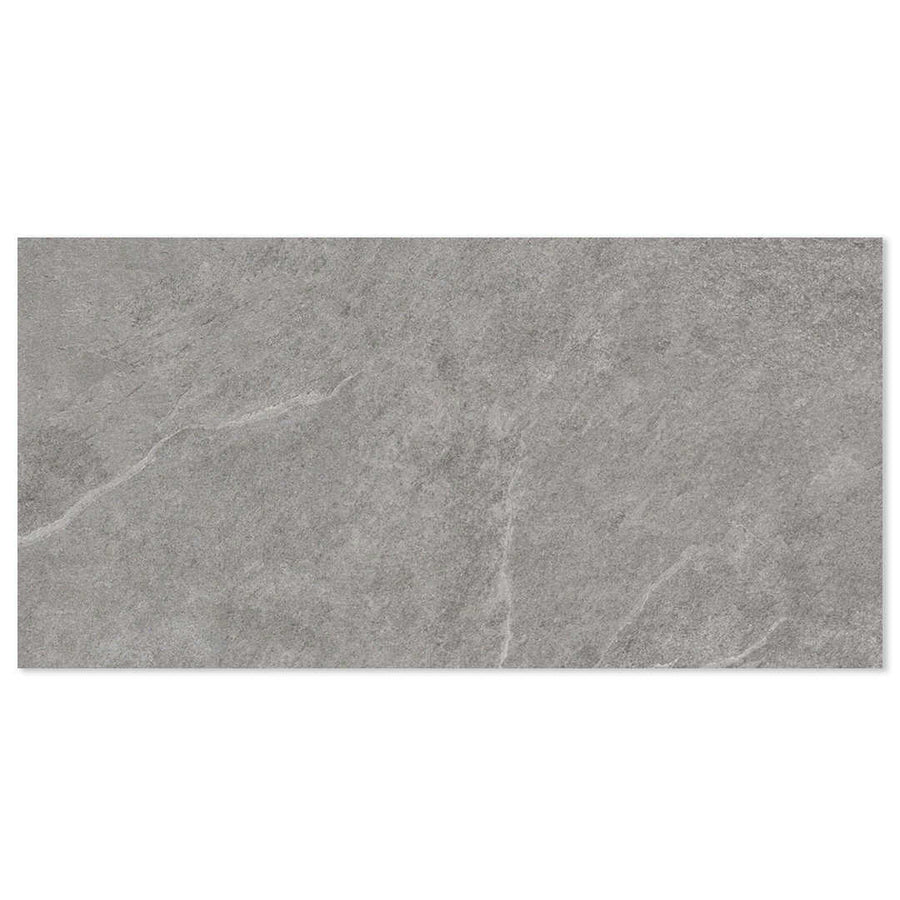 Volcano Grey 300x600 Matt Stone Effect Porcelain Tile - Main
