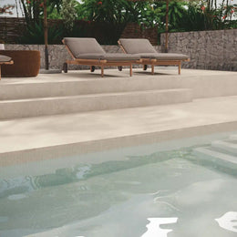 Wabi Sabbia Lappato porcelain tile used in bathroom