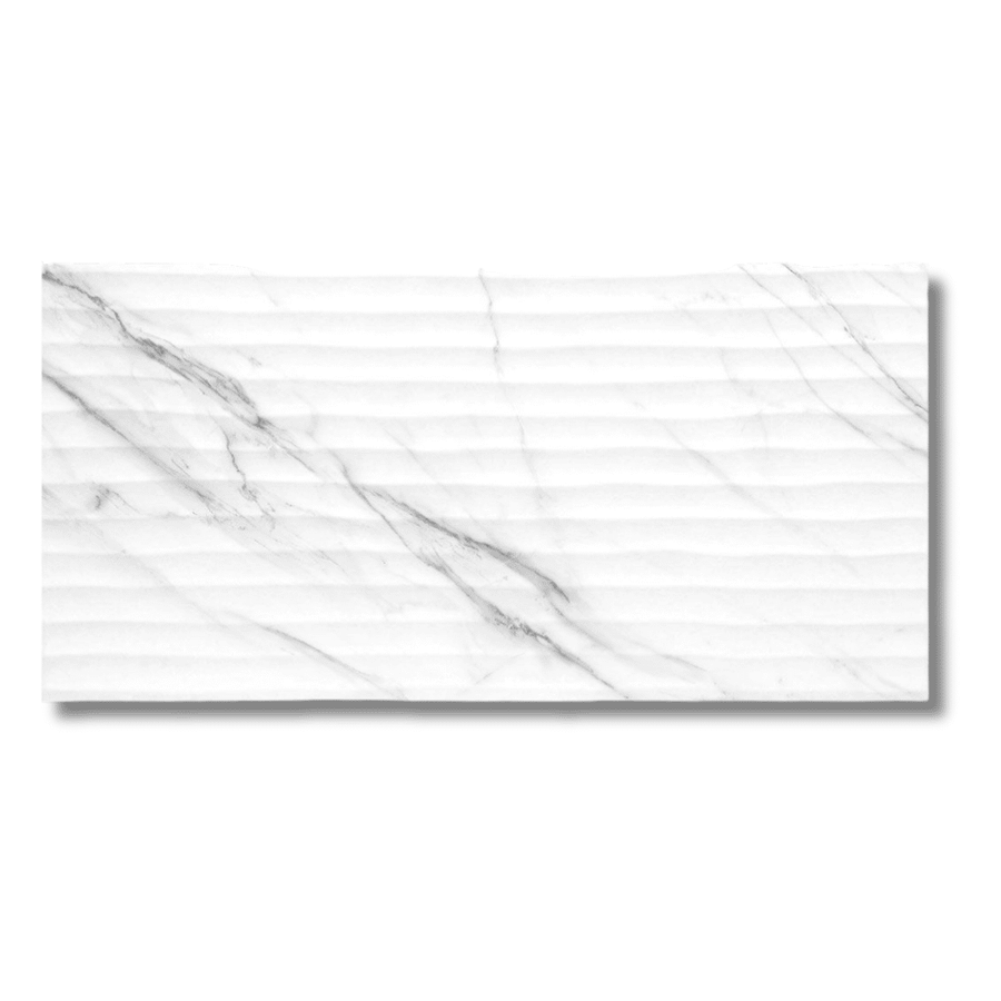 Elegant Waldorf Décor white ceramic wall tiles