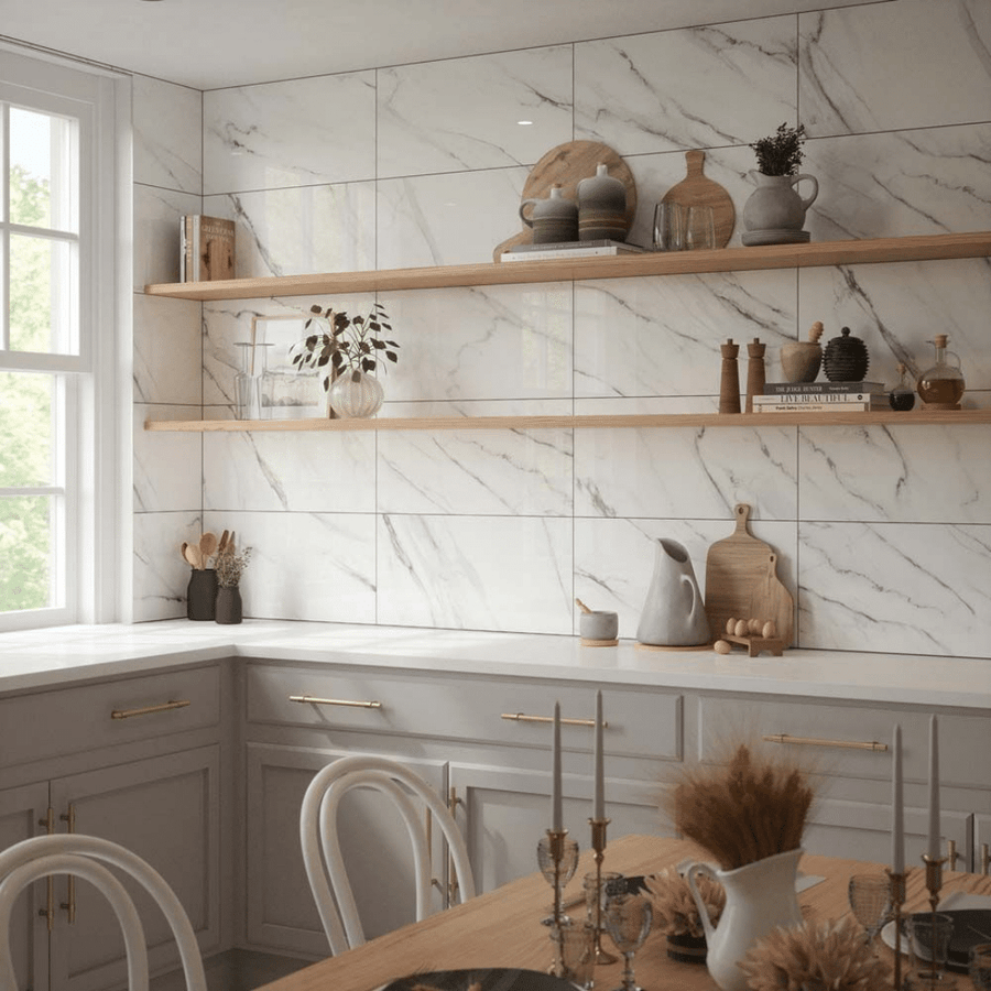 Elegant Waldorf Gloss Ceramic Wall interior tiles