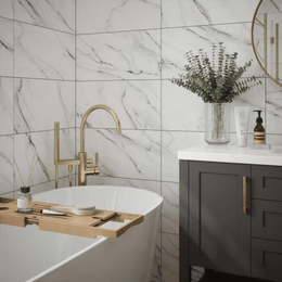 Soft marble look Waldorf Matt Ceramic Wall tiles