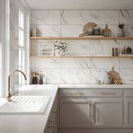 Soft white Waldorf Matt Porcelain interior tiles