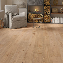Fenmoor Smoked Oak Engineered Wood Flooring in a room setting