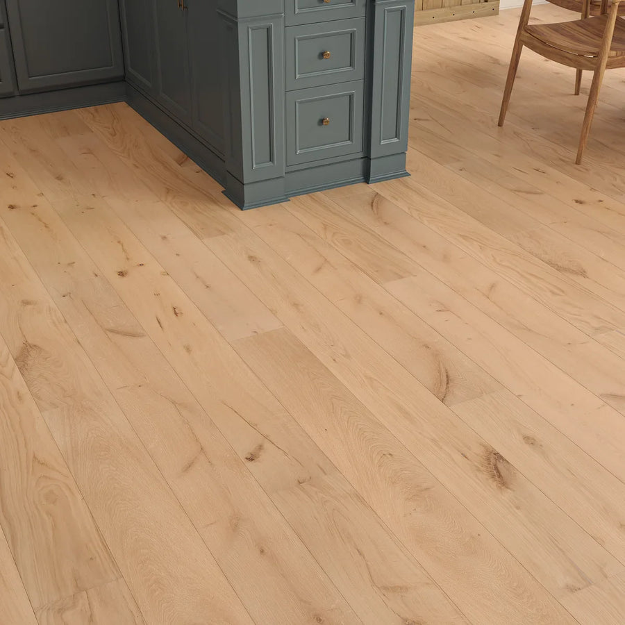 Hareden Natural Oak Engineered Wood Flooring in a room setting