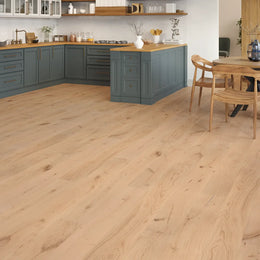 Hareden Natural Oak Engineered Wood Flooring in a room setting