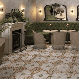 Warm terracotta matt tile for wall and floor