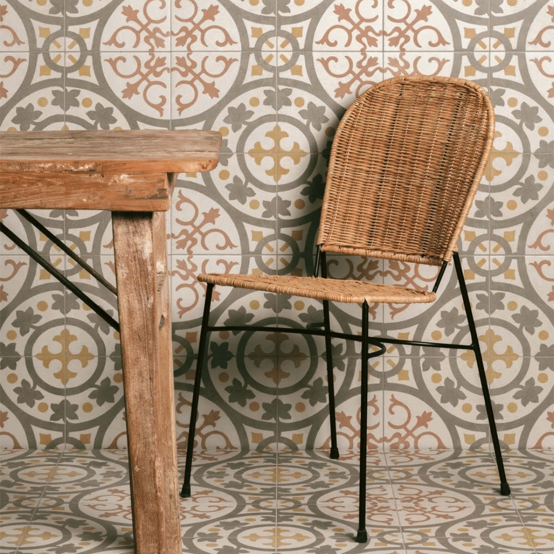 Zayda Yellow decor matt ceramic wall floor tile style