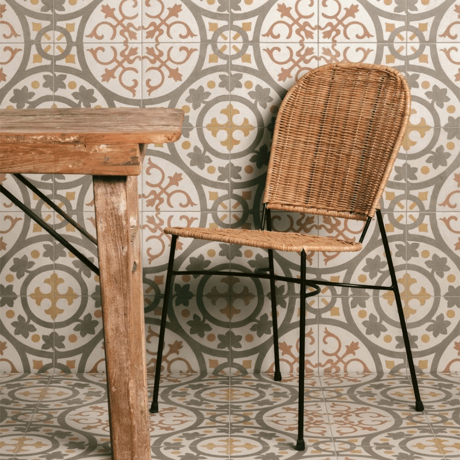 Zayda Yellow decor matt ceramic wall floor tile style