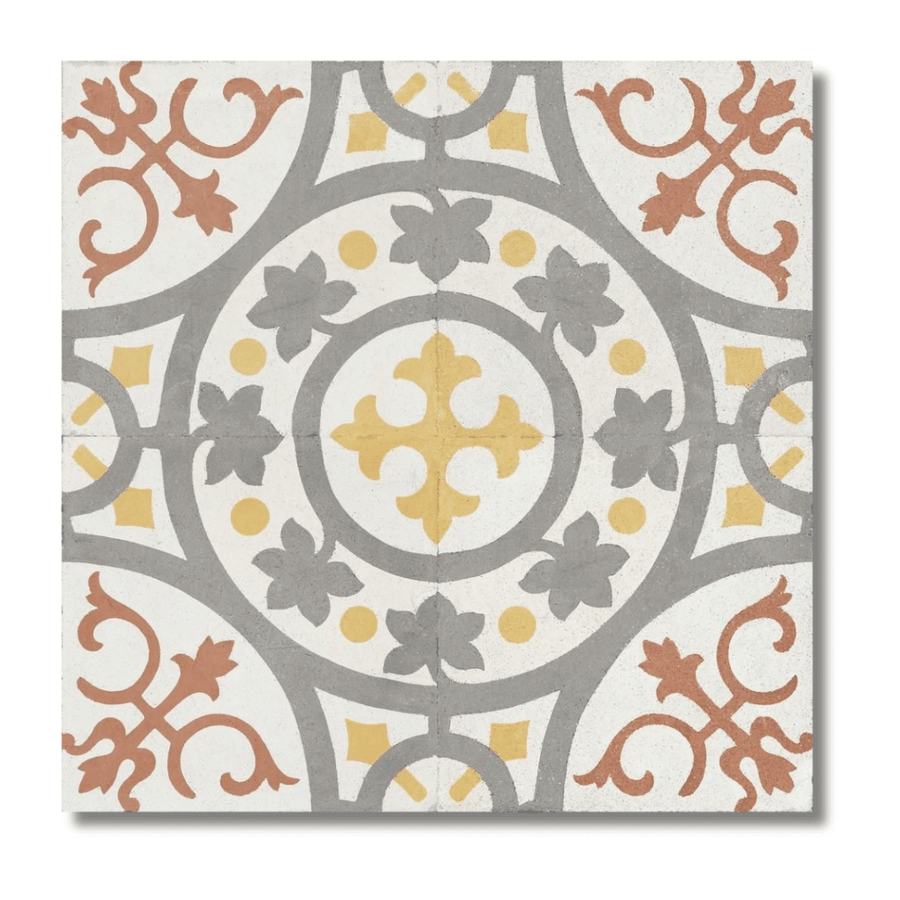 Bright yellow matt ceramic tile for hallway and bathroom