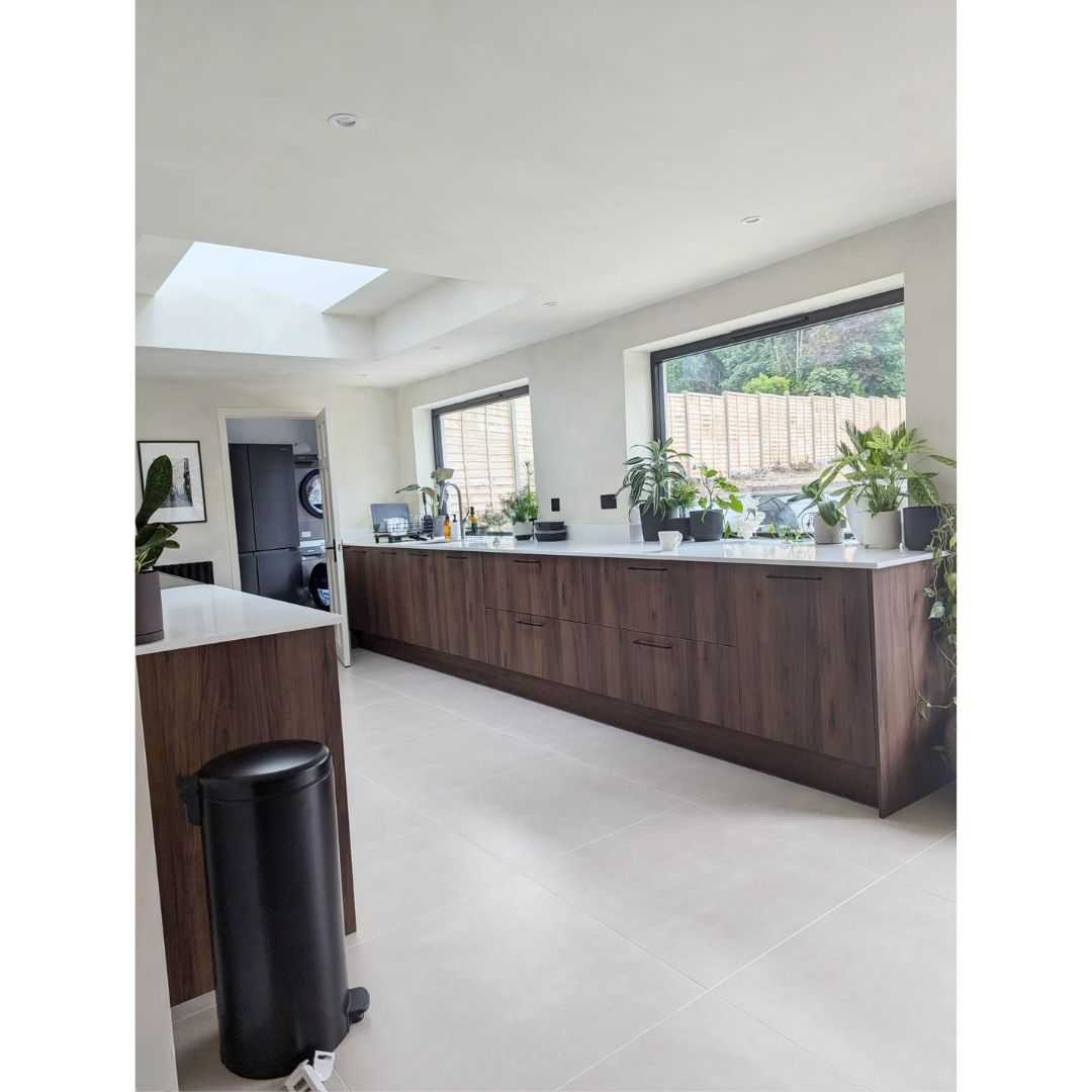 Zurich Crema Yellow 800X800 Matt Concrete Effect Porcelain Tile - Real 3