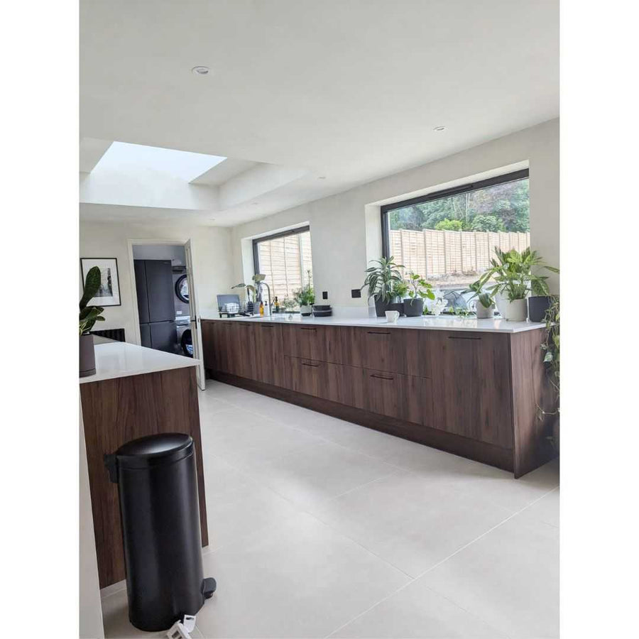 Zurich Crema Yellow 800X800 Matt Concrete Effect Porcelain Tile - Real 3