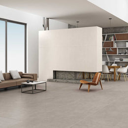 Zurich Grey 800x800 Matt Concrete Effect Porcelain Tile - Render