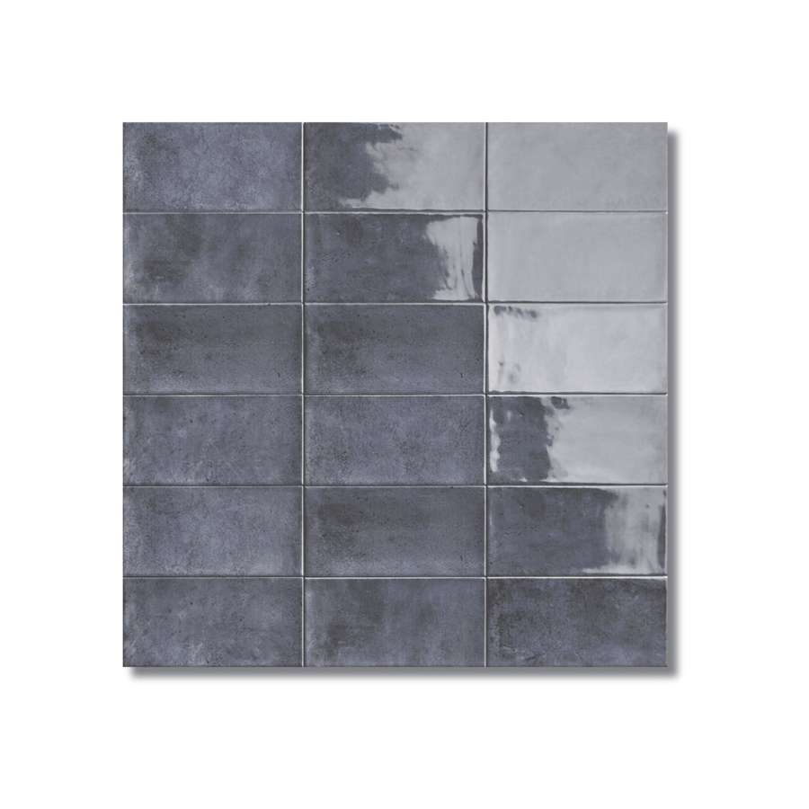 Chiswick Azurro ceramic wall tile in gloss finish