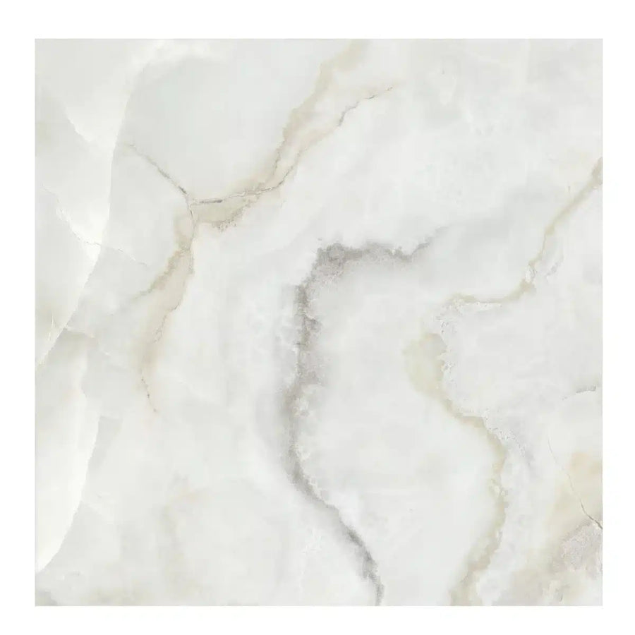 Christy Blanco Lappato Porcelain Tile used on kitchen wall and floor