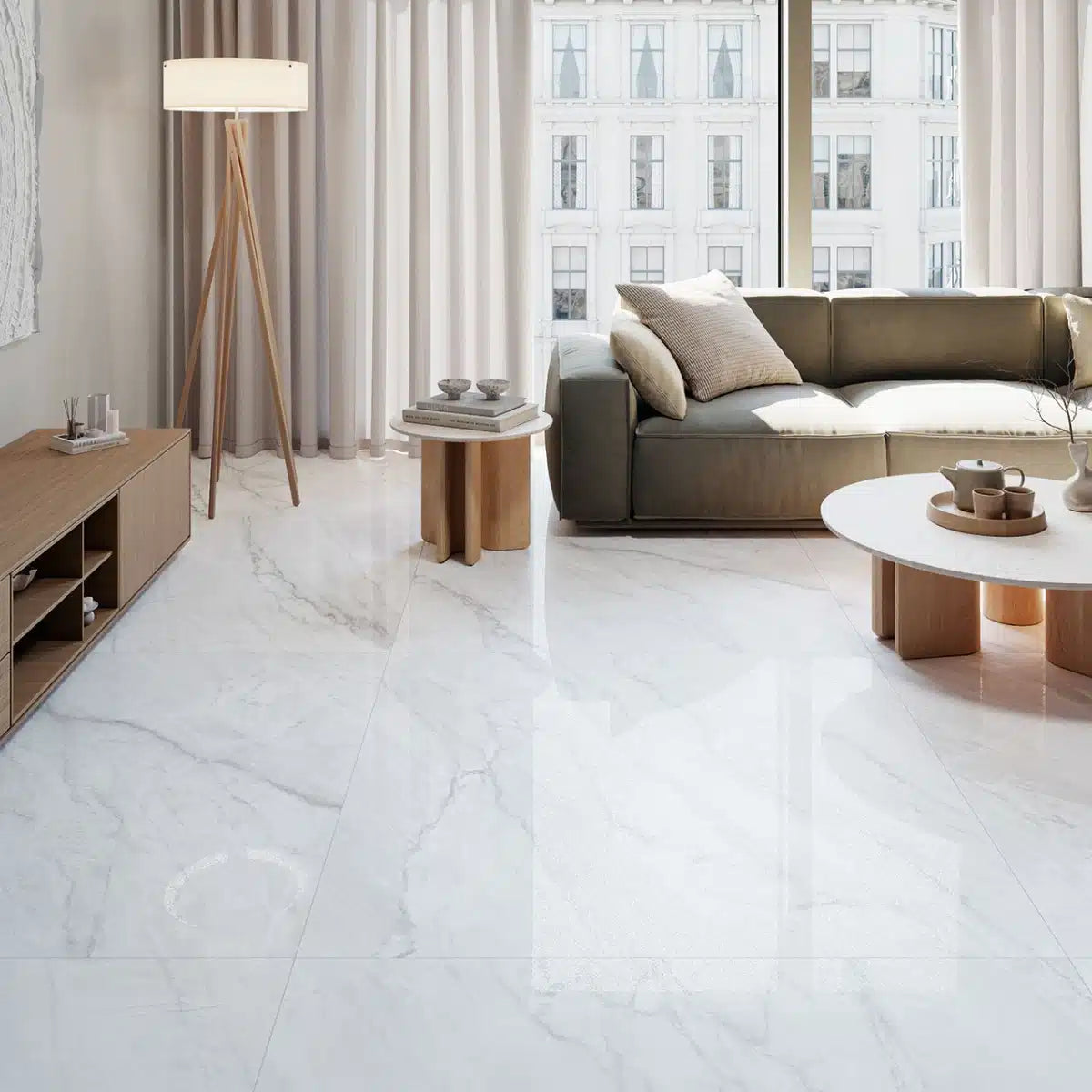 Basil White Polished