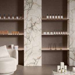 Brown ceramic wood look tiles for modern wall interiors