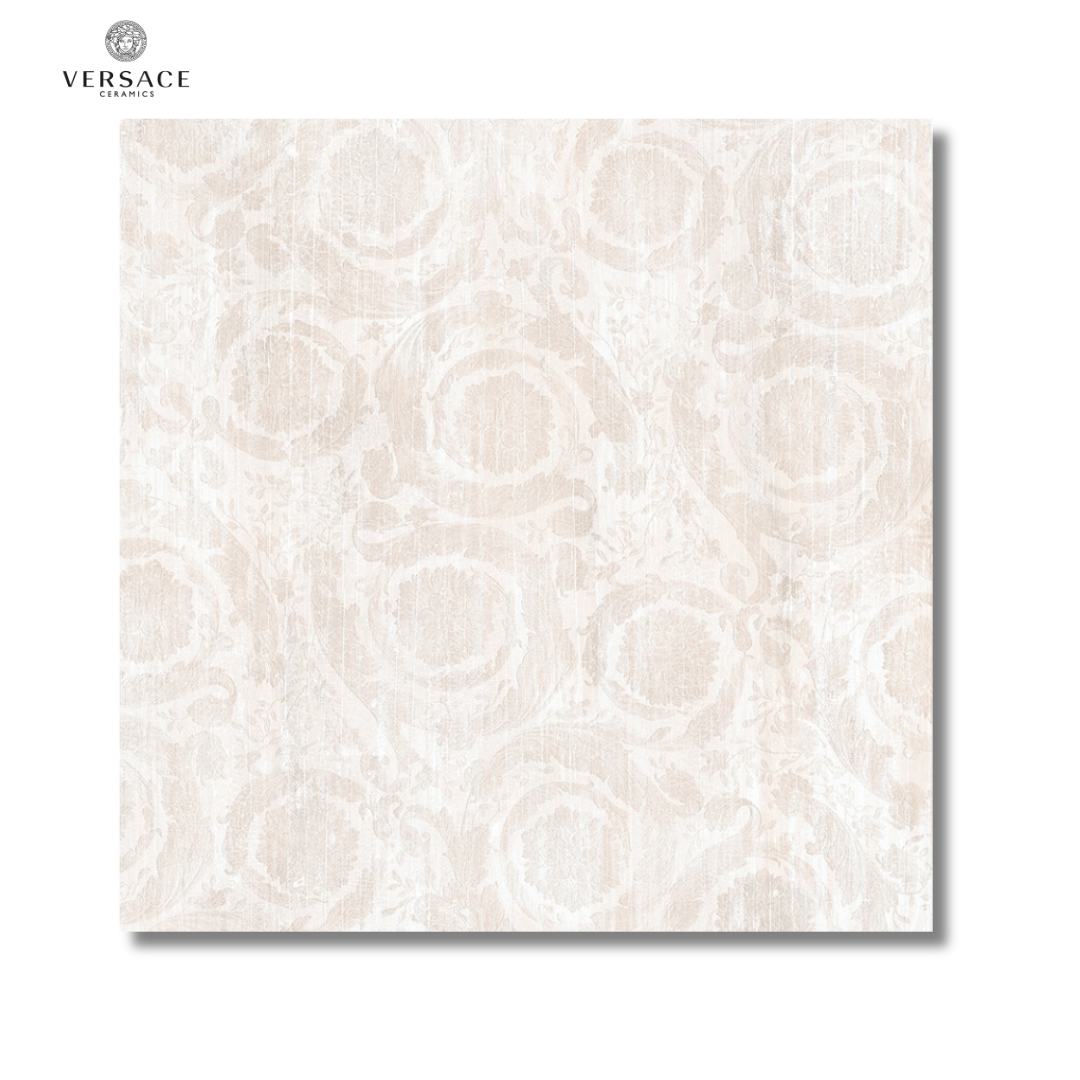 Eterno Ice Barocco white ceramic wood effect floor tiles