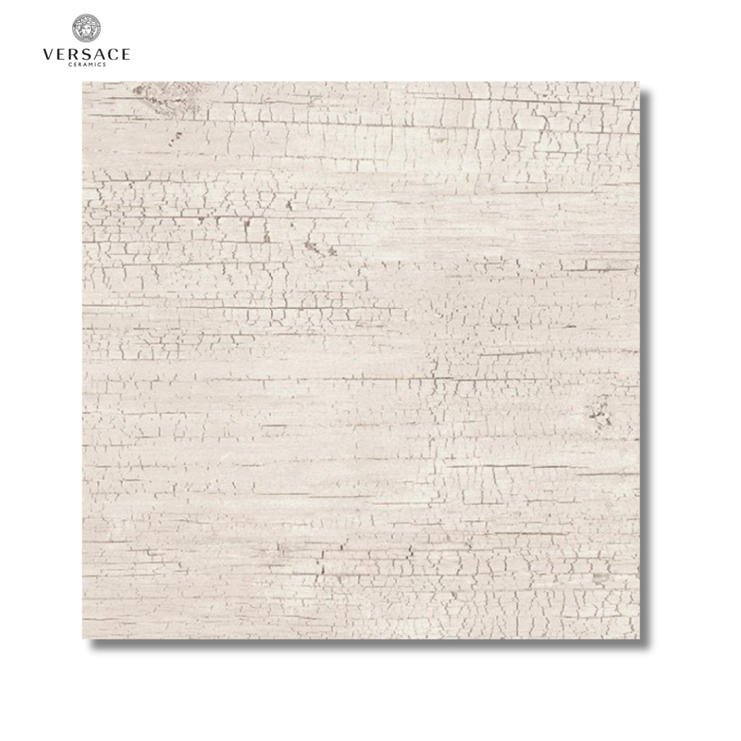 Eterno White ceramic wood effect floor tiles with Matt finish