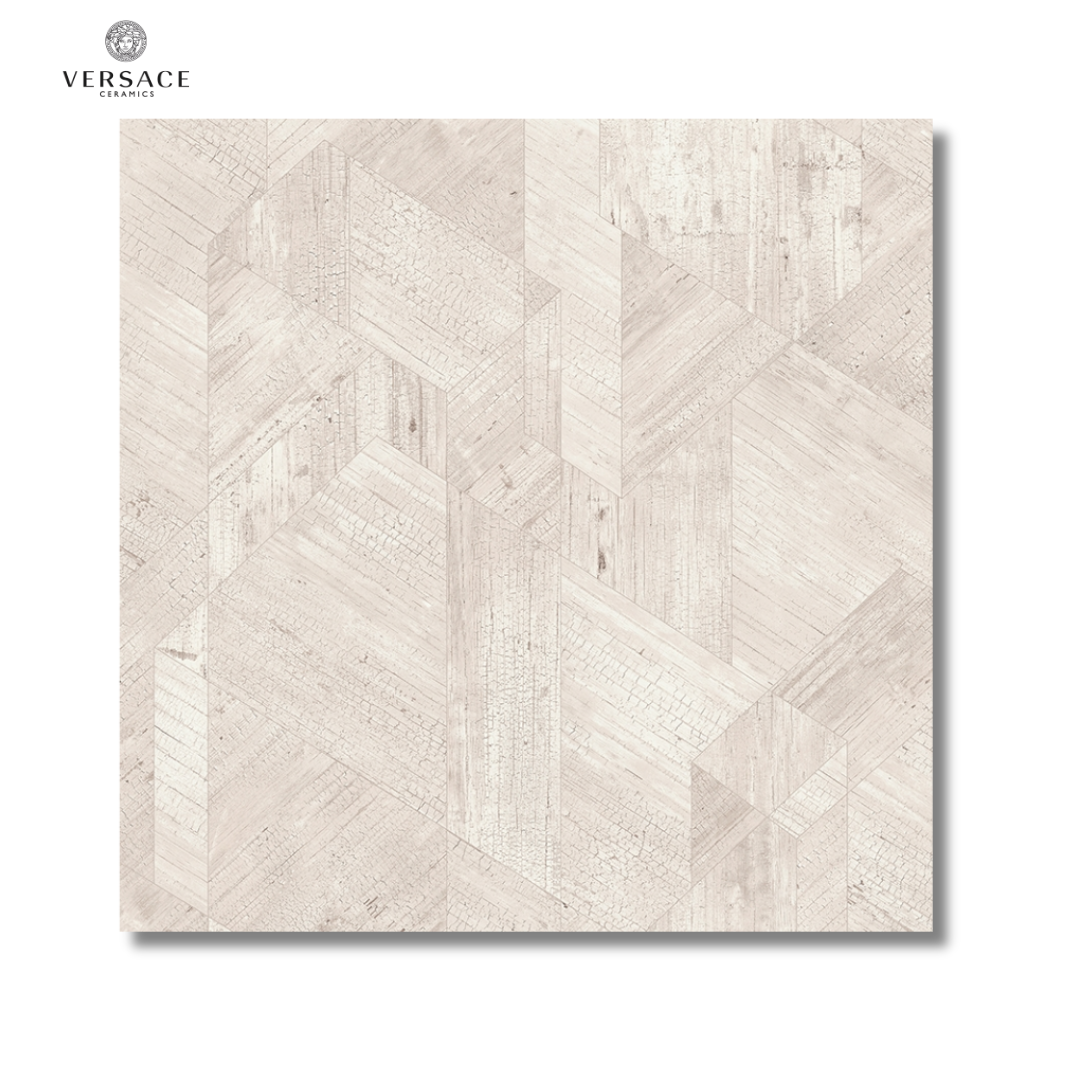 Eterno White Intreccio ceramic wood effect floor tiles