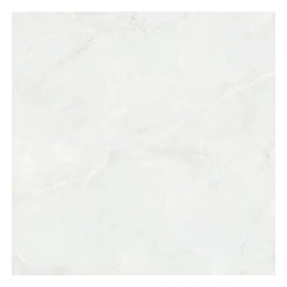Durable porcelain wall tile in soft white finish